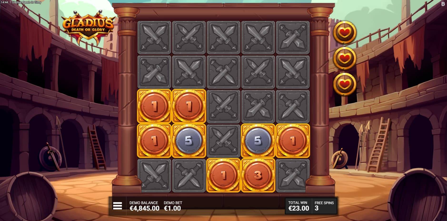 Gladius Death or Glory slot