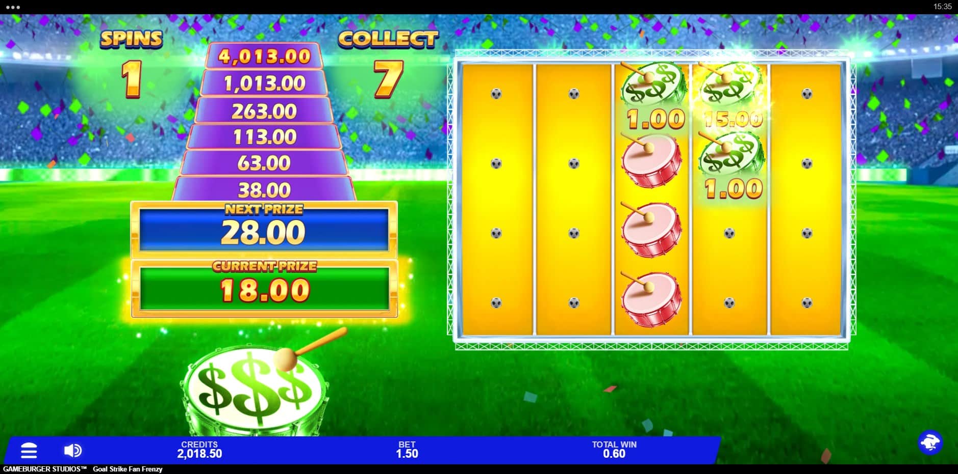 Goal Strike Fan Frenzy slot