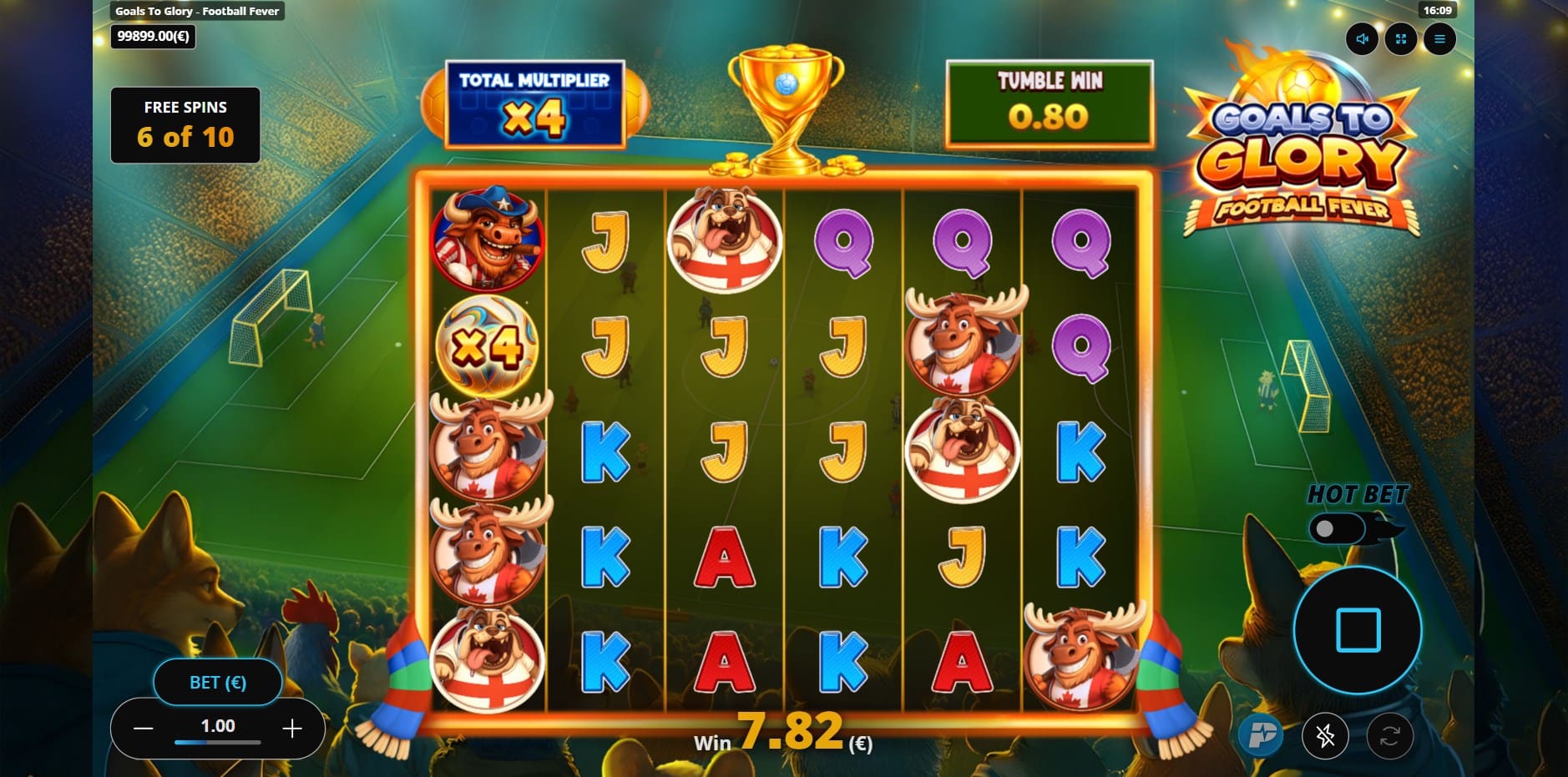 Goals to Glory - Football Fever slot