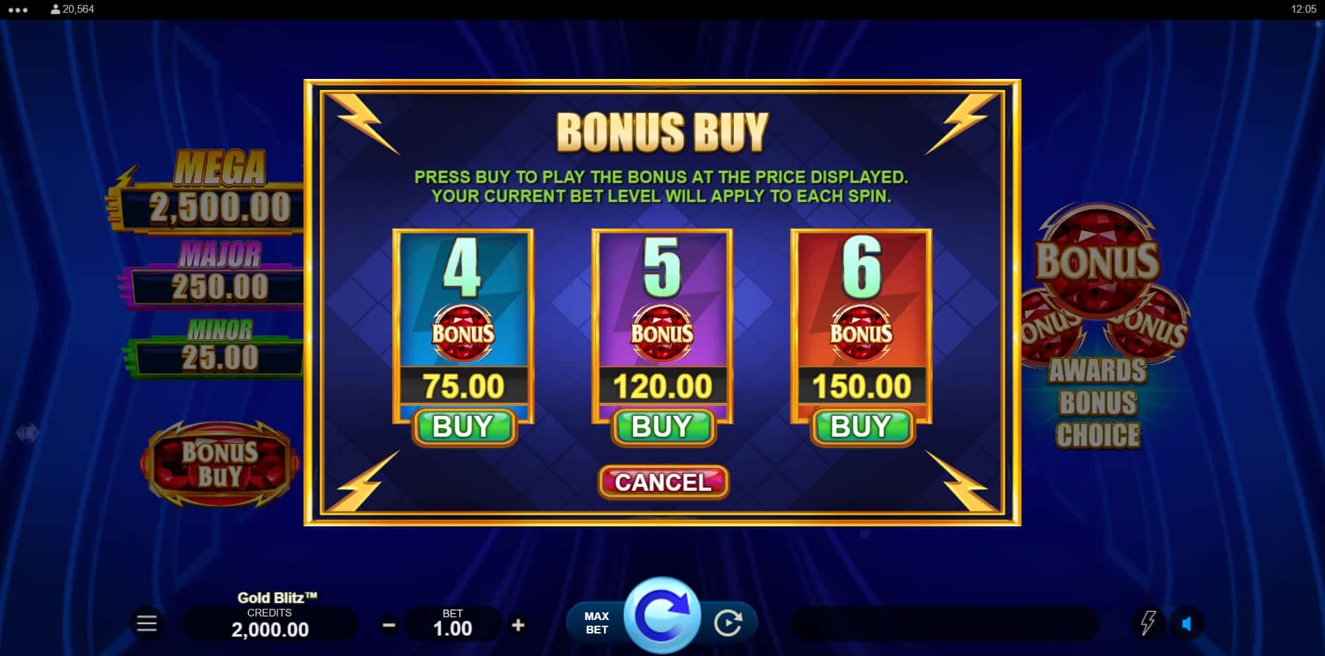 Gold Blitz slot
