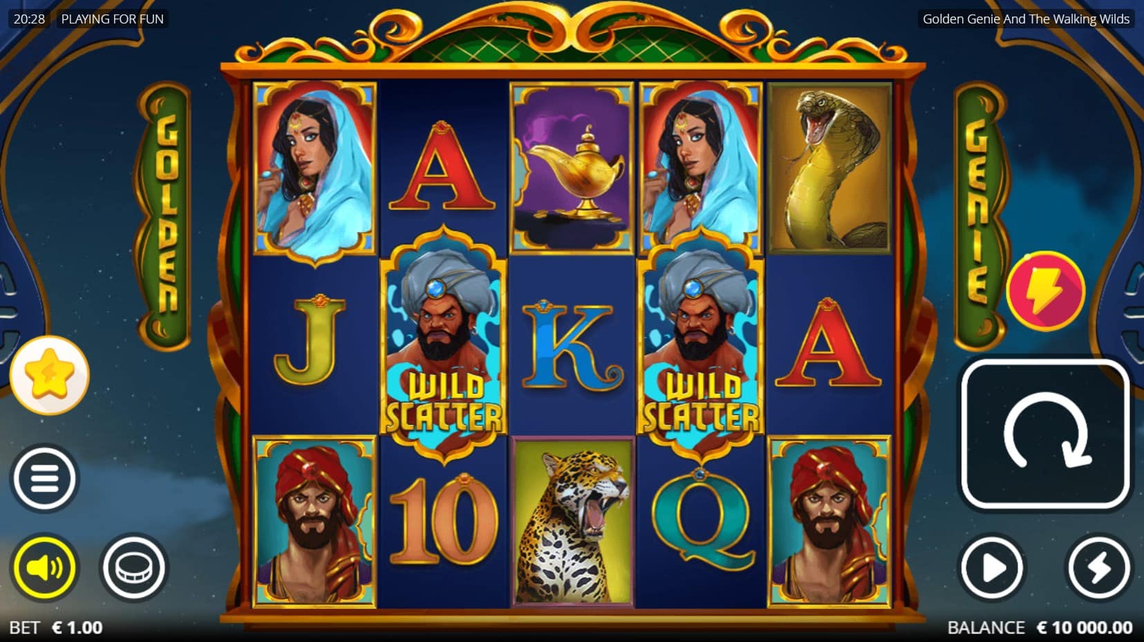 Golden Genie and the Walking Wilds slot