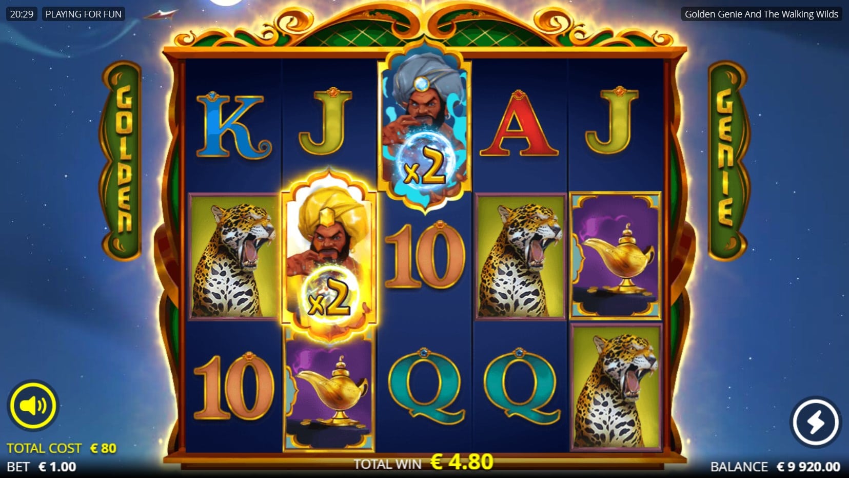 Golden Genie and the Walking Wilds slot
