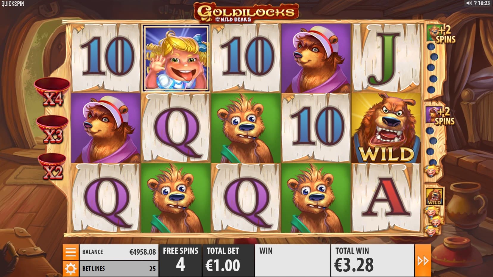 Goldilocks and the Wild Bears slot