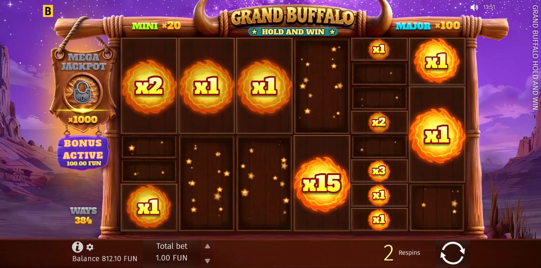 Grand Buffalo Hold and Win slot