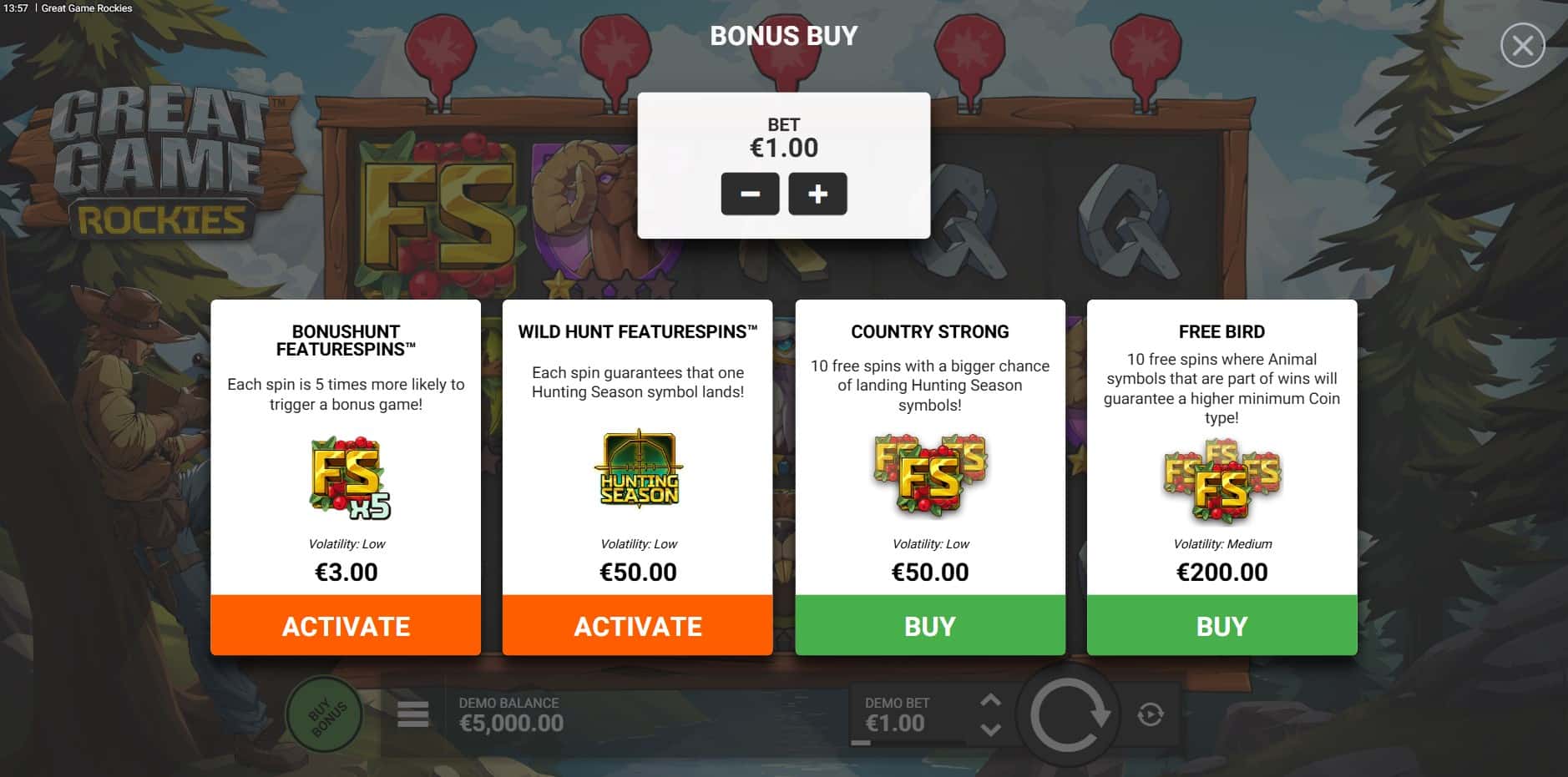 Great Game Rockies slot