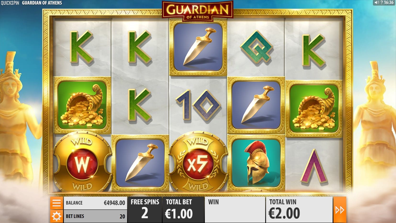 Guardian of Athens slot