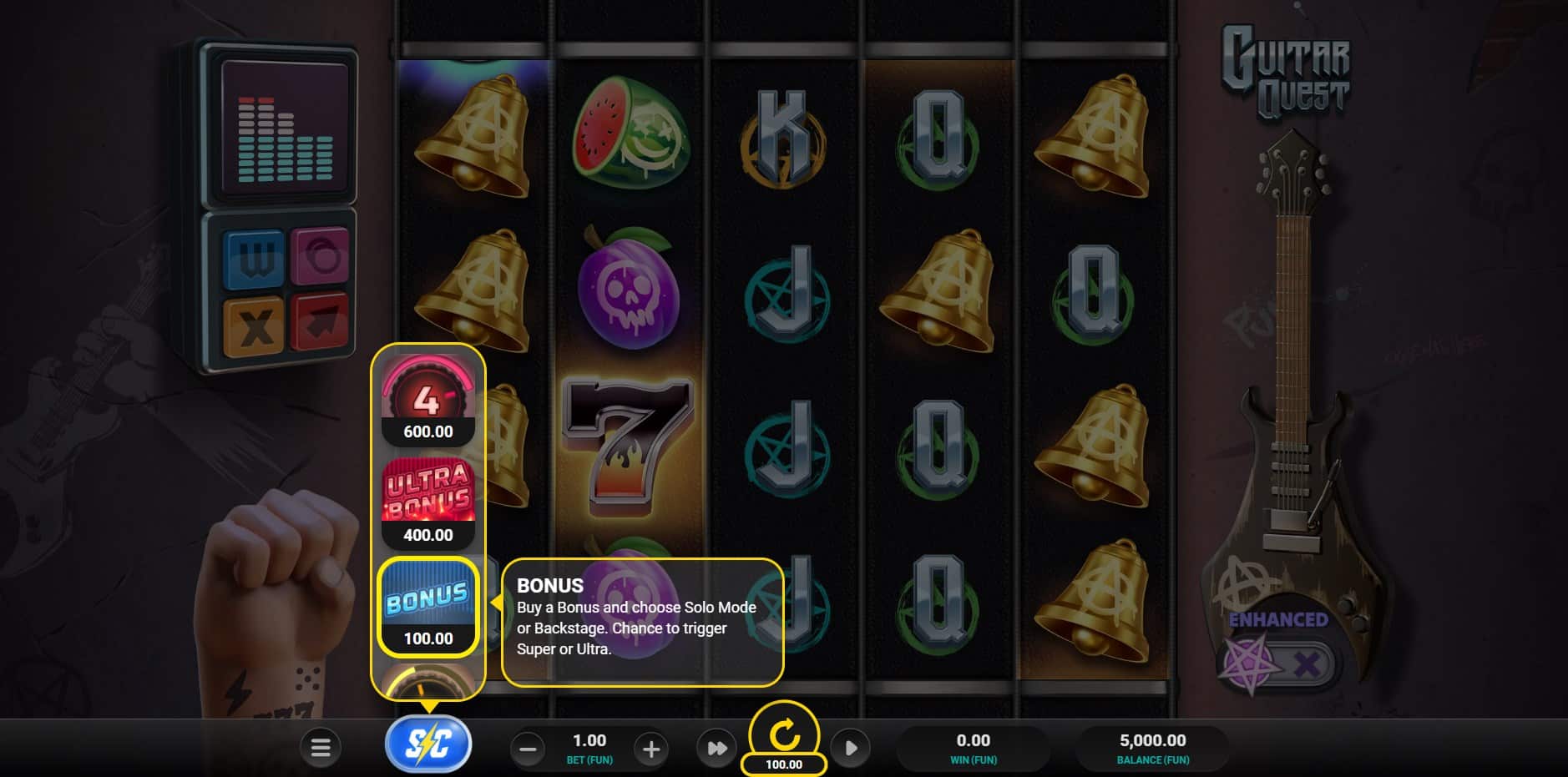 Guitar Quest slot