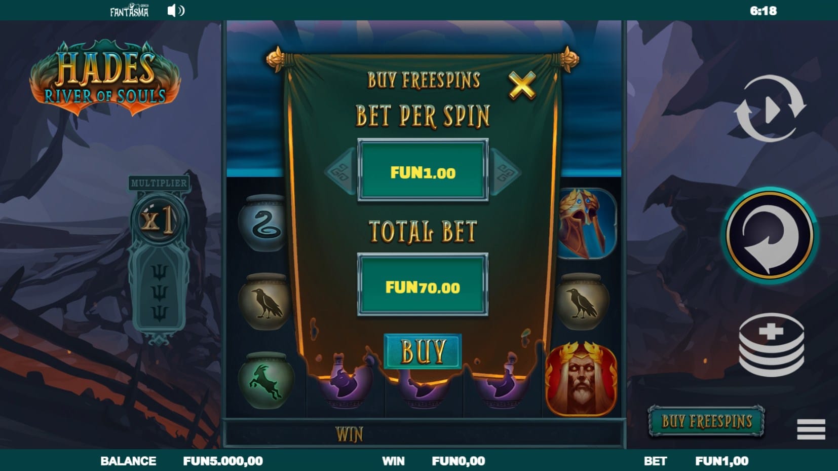 Hades River of Souls slot