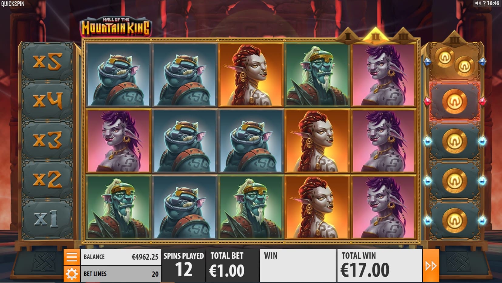 Hall of the Mountain King slot