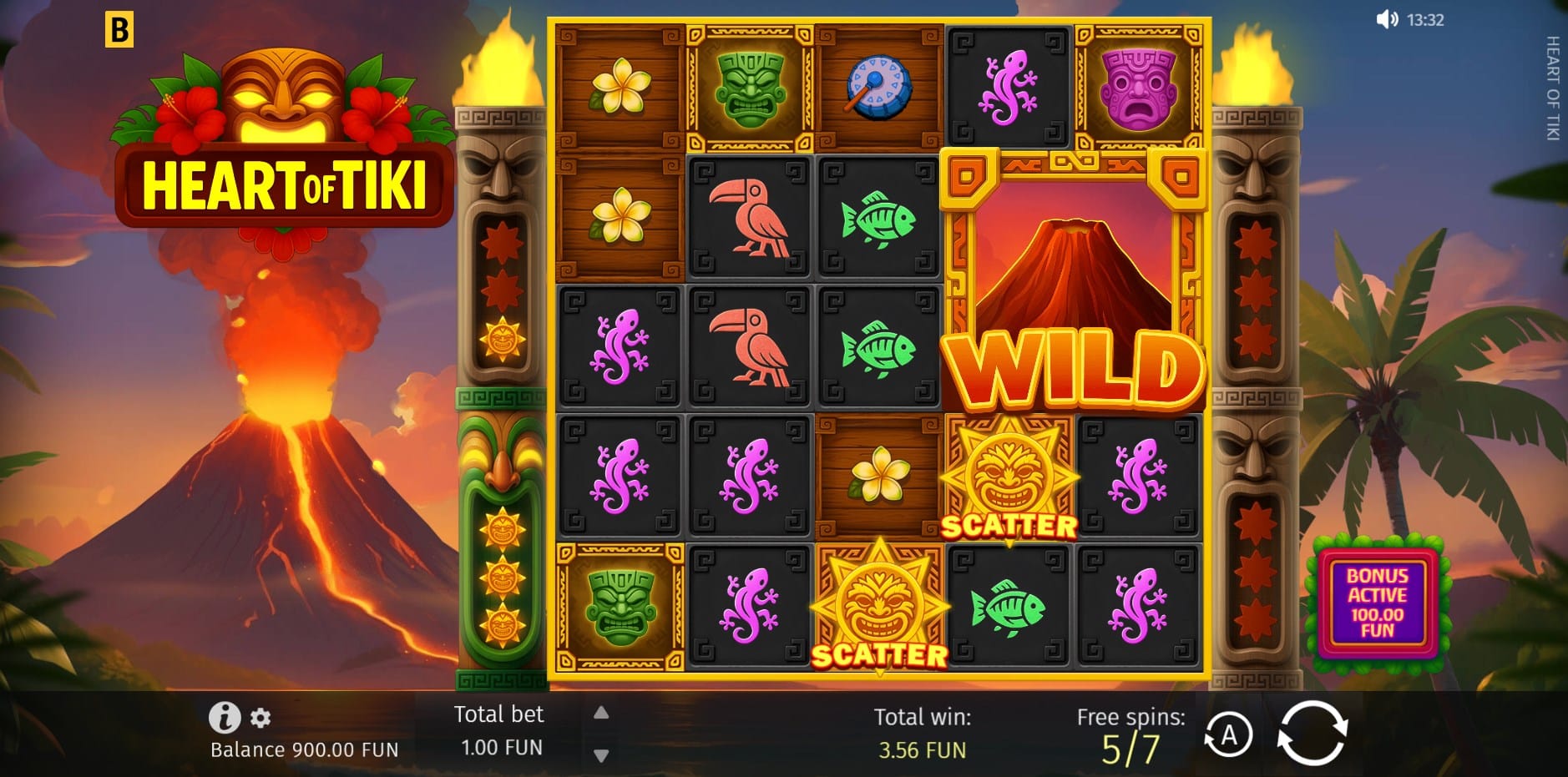 Heart of Tiki slot