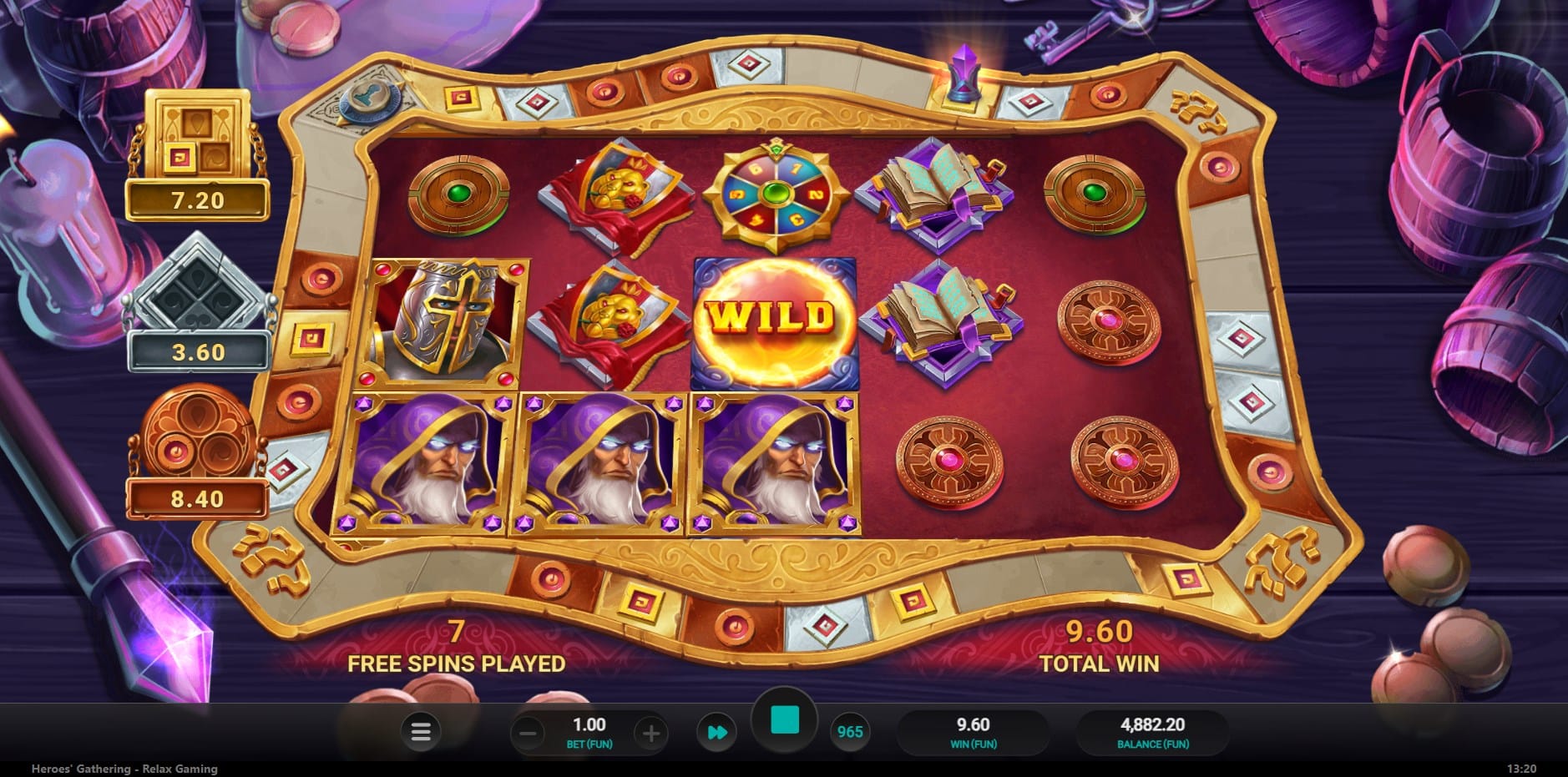 Heroes' Gathering slot