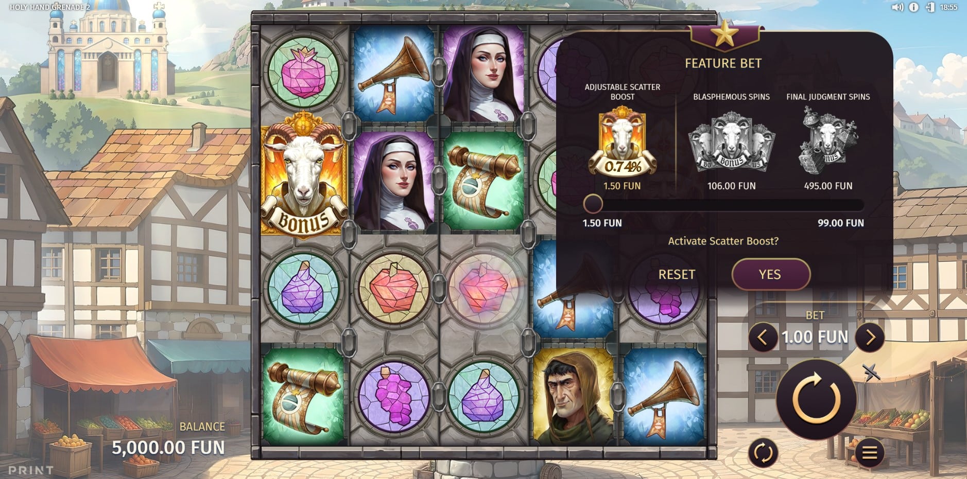 Holy Hand Grenade 2 slot