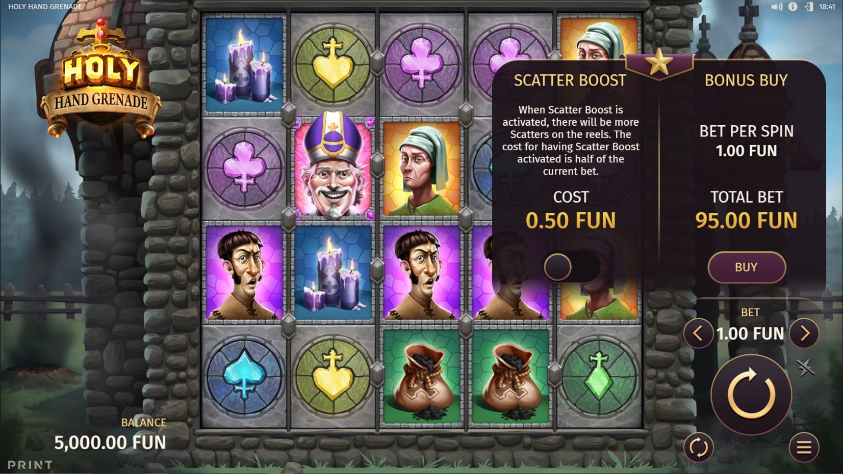 Holy Hand Grenade slot