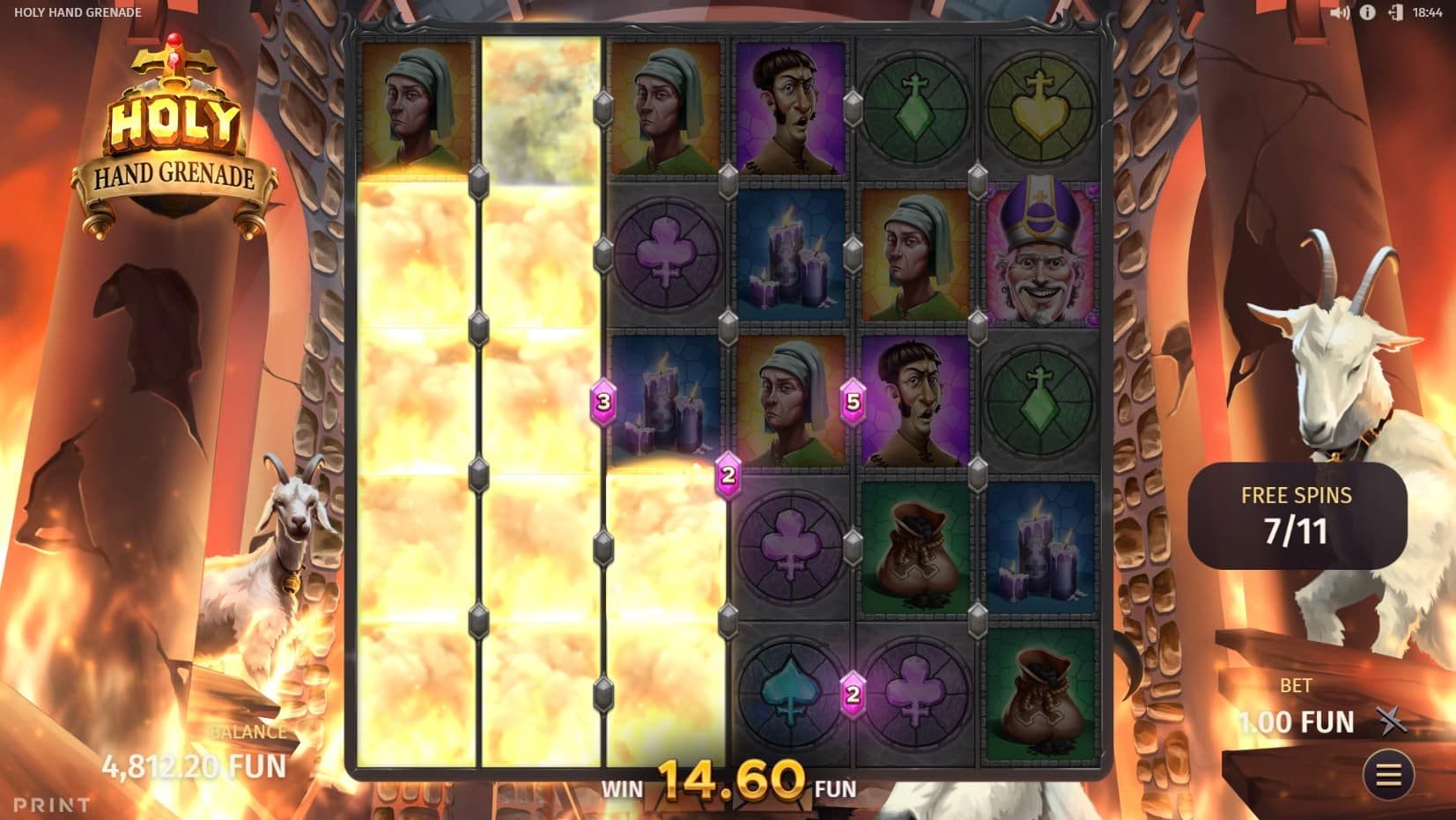 Holy Hand Grenade slot