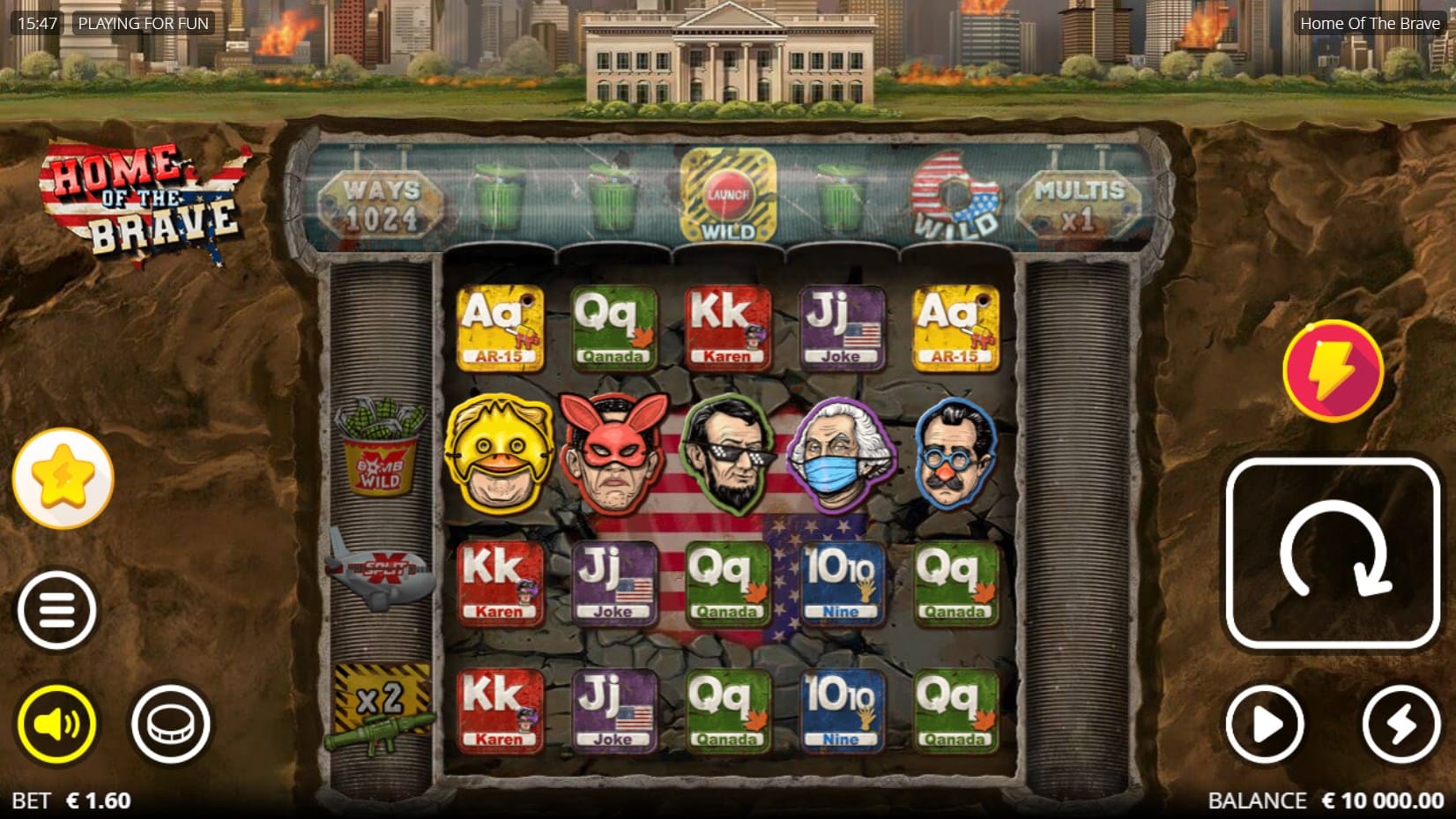 Home of the Brave slot