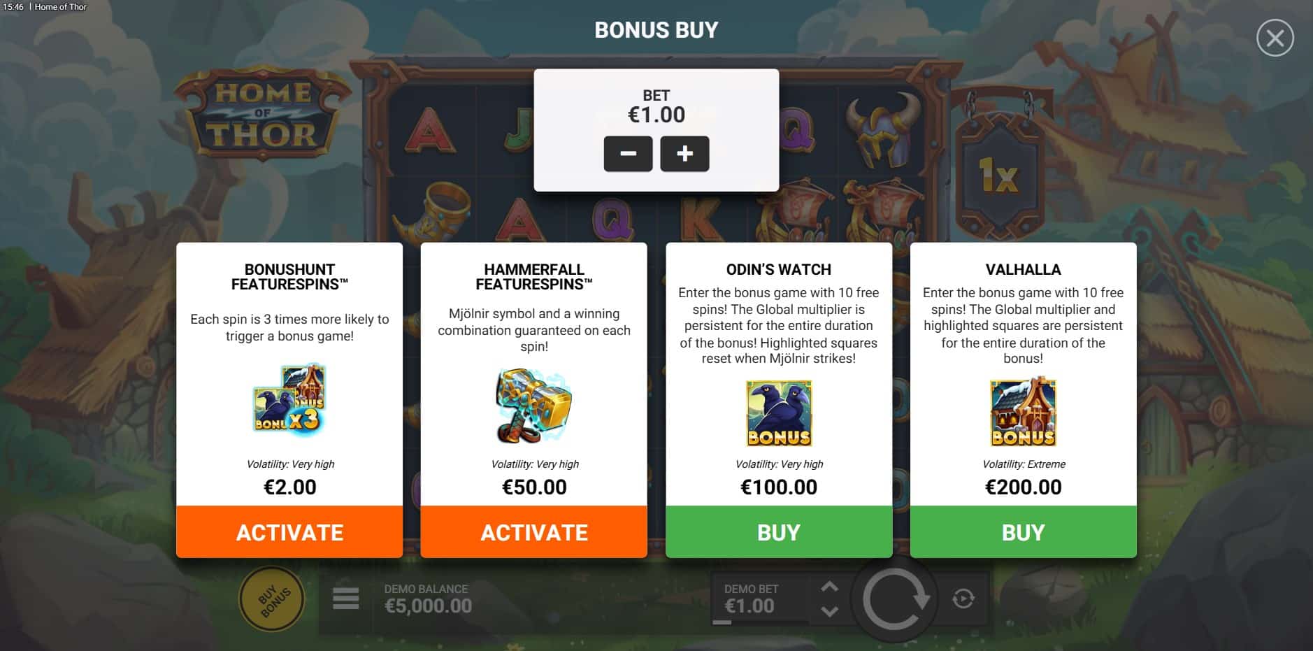 Home of Thor slot