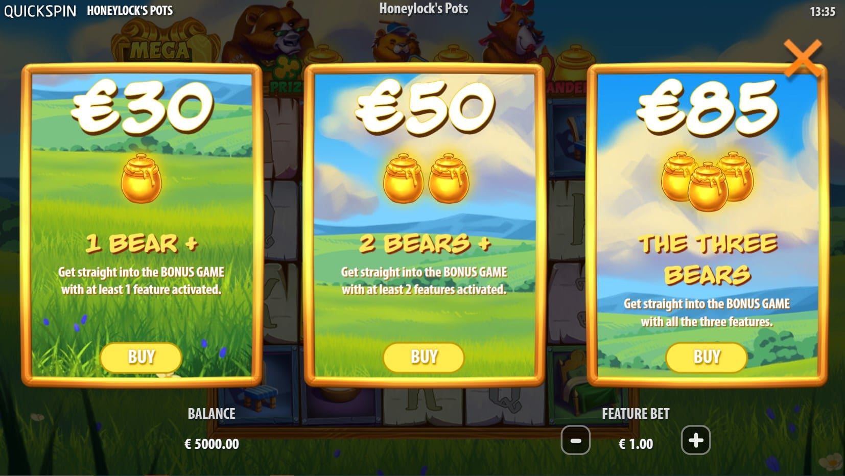Honeylock's Pots slot