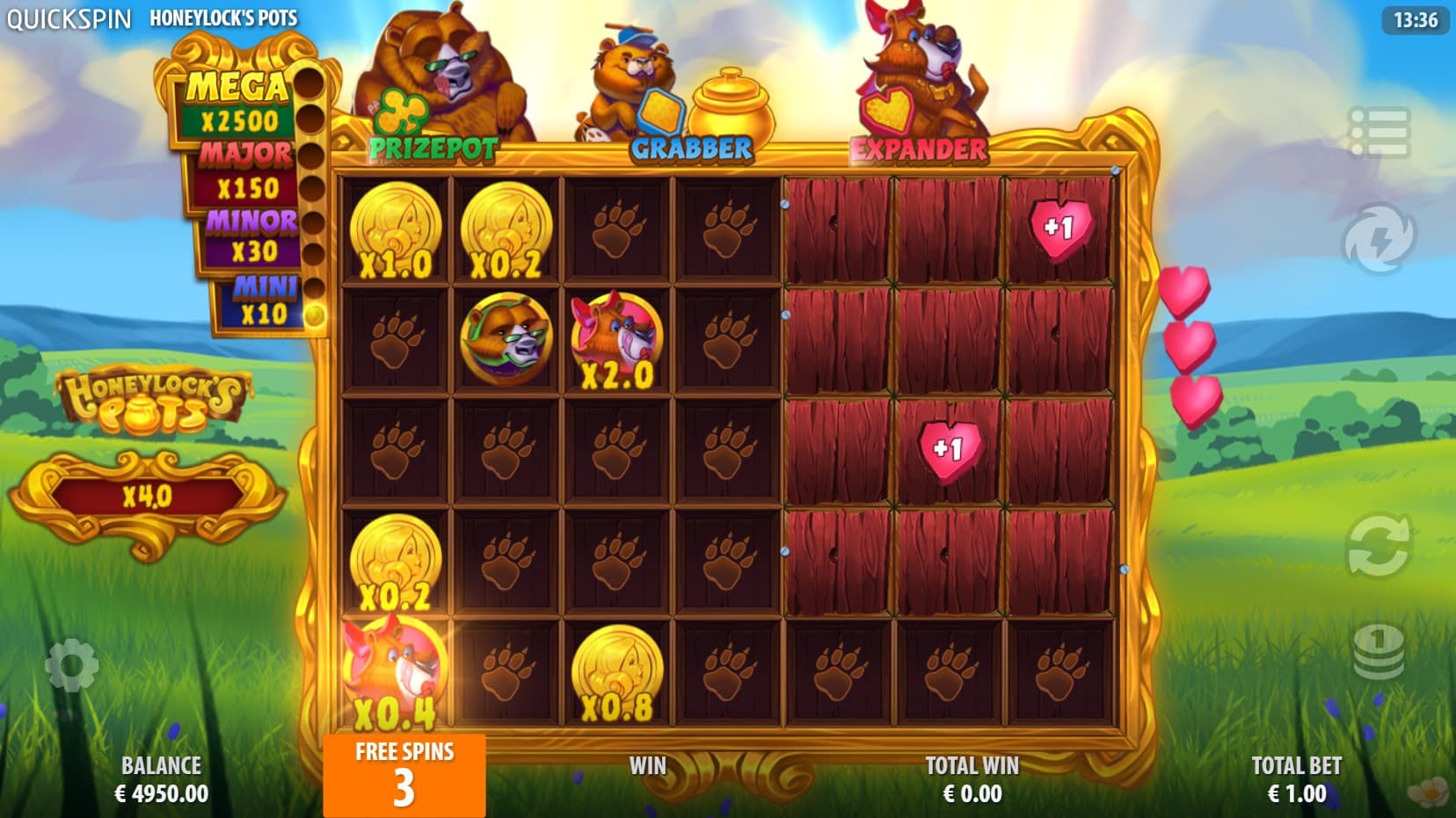 Honeylock's Pots slot