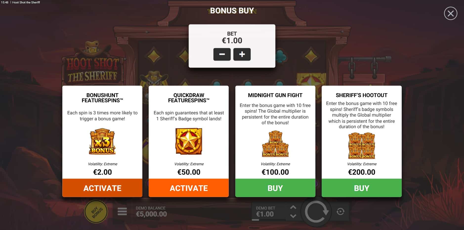 Hoot Shot the Sheriff slot
