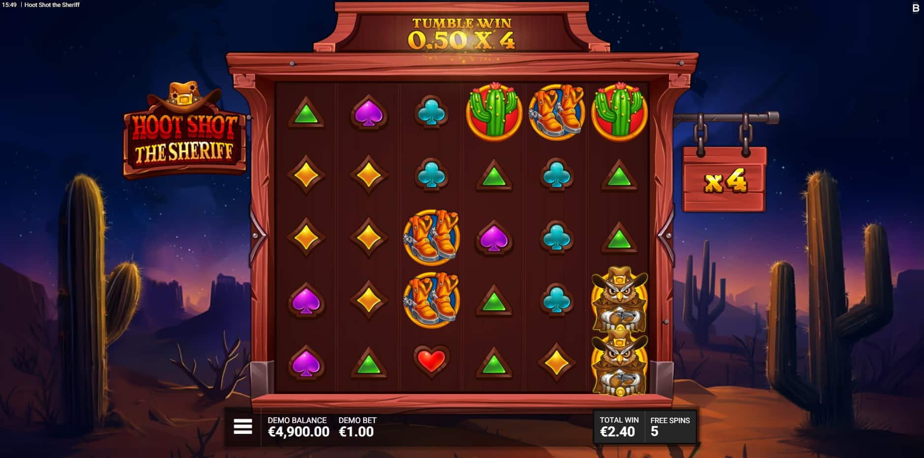 Hoot Shot the Sheriff slot