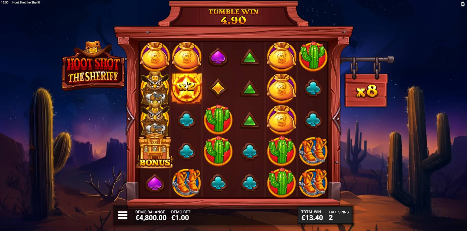 Hoot Shot the Sheriff slot