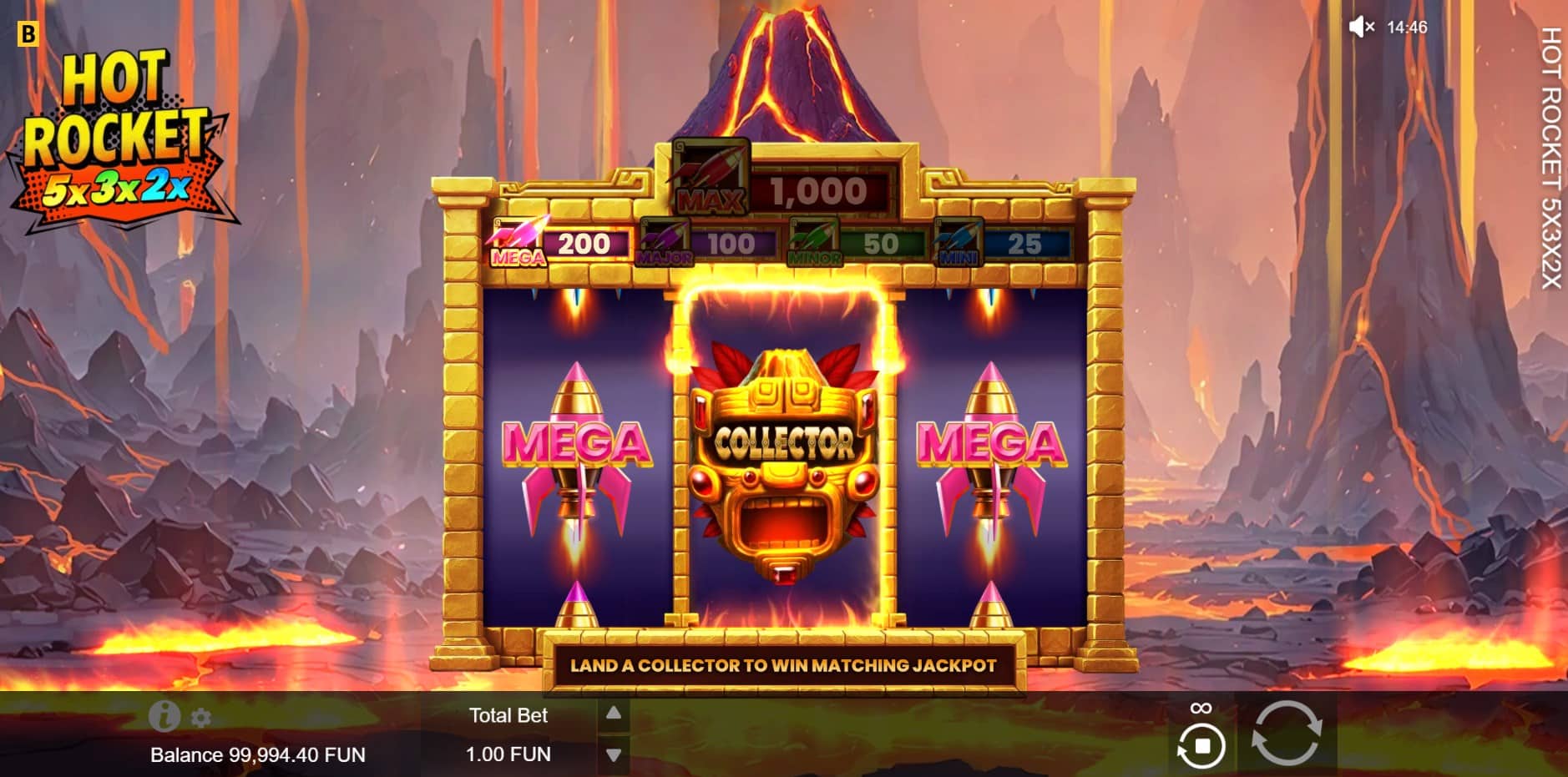 Hot Rocket 5x 3x 2x slot