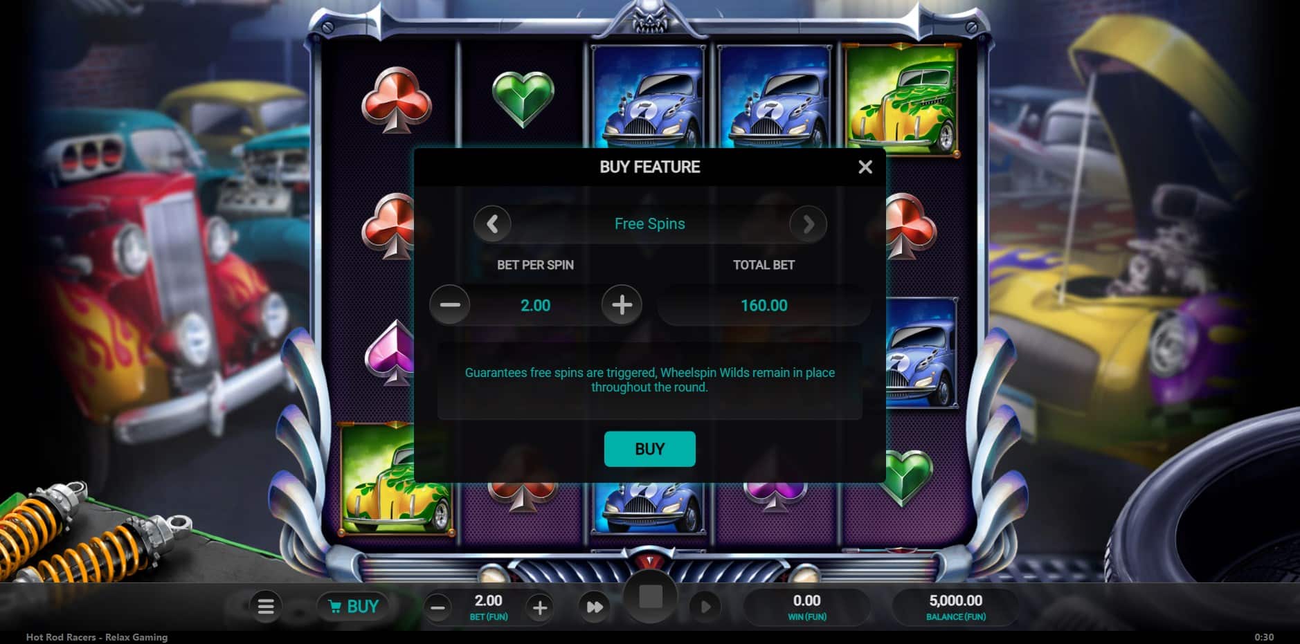 Hot Rod Racers slot