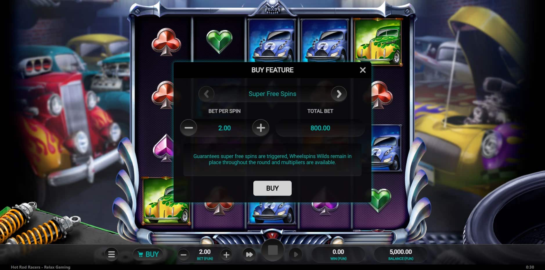 Hot Rod Racers slot