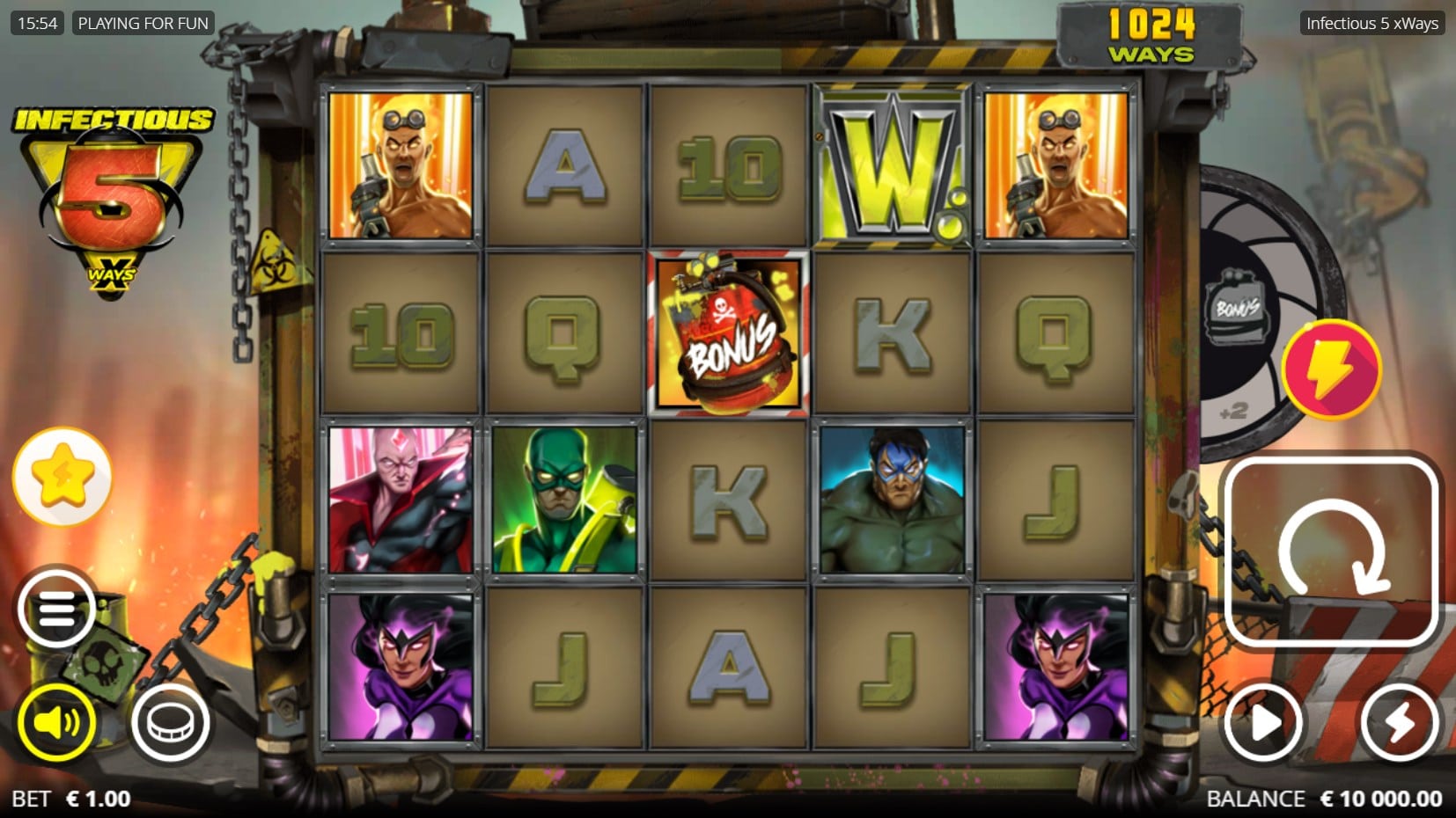 Infectious 5 xWays slot