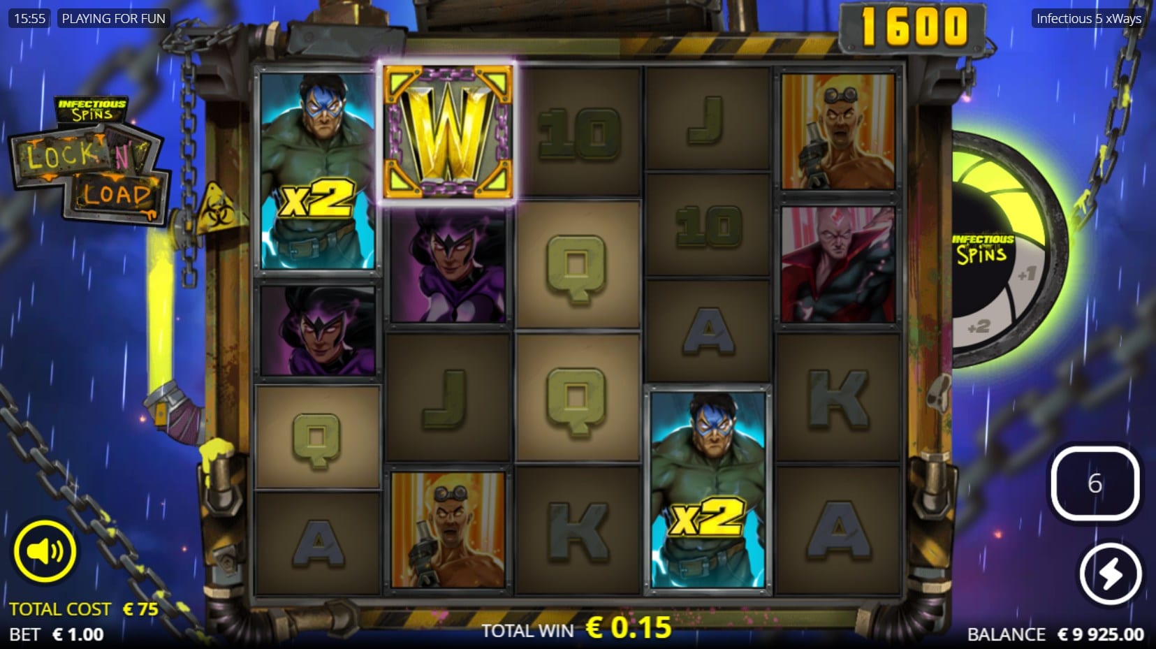 Infectious 5 xWays slot