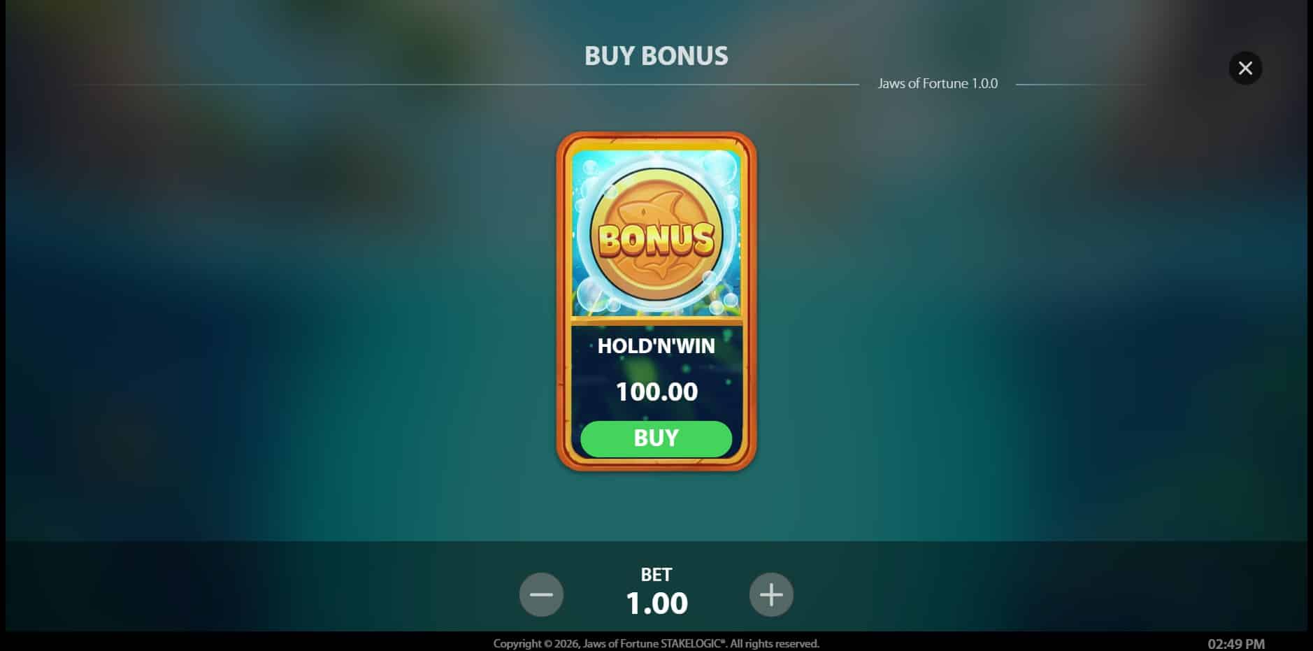 Jaws of Fortune slot