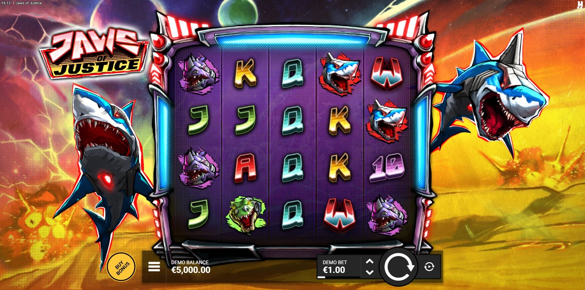 Jaws of Justice slot