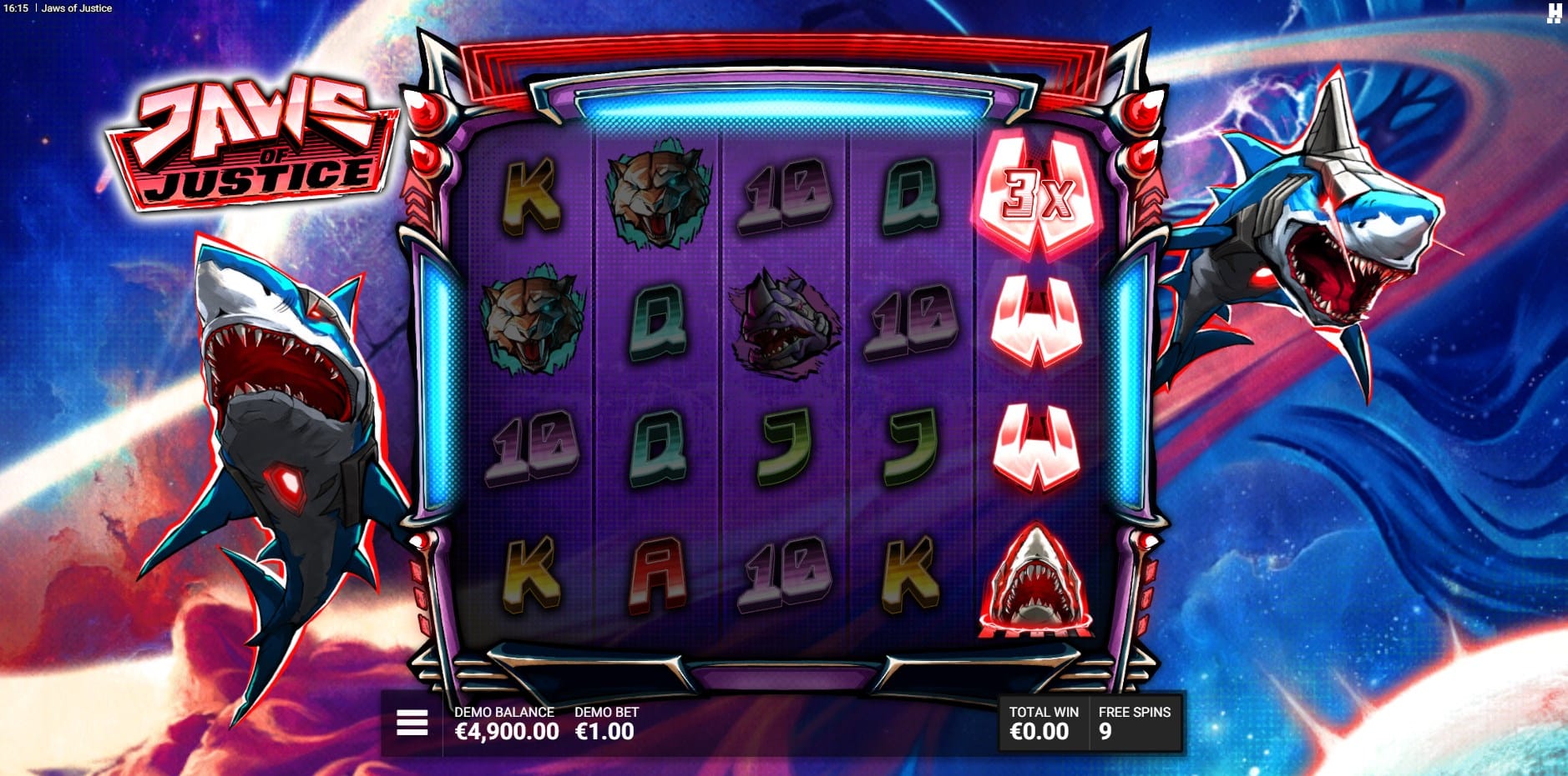 Jaws of Justice slot