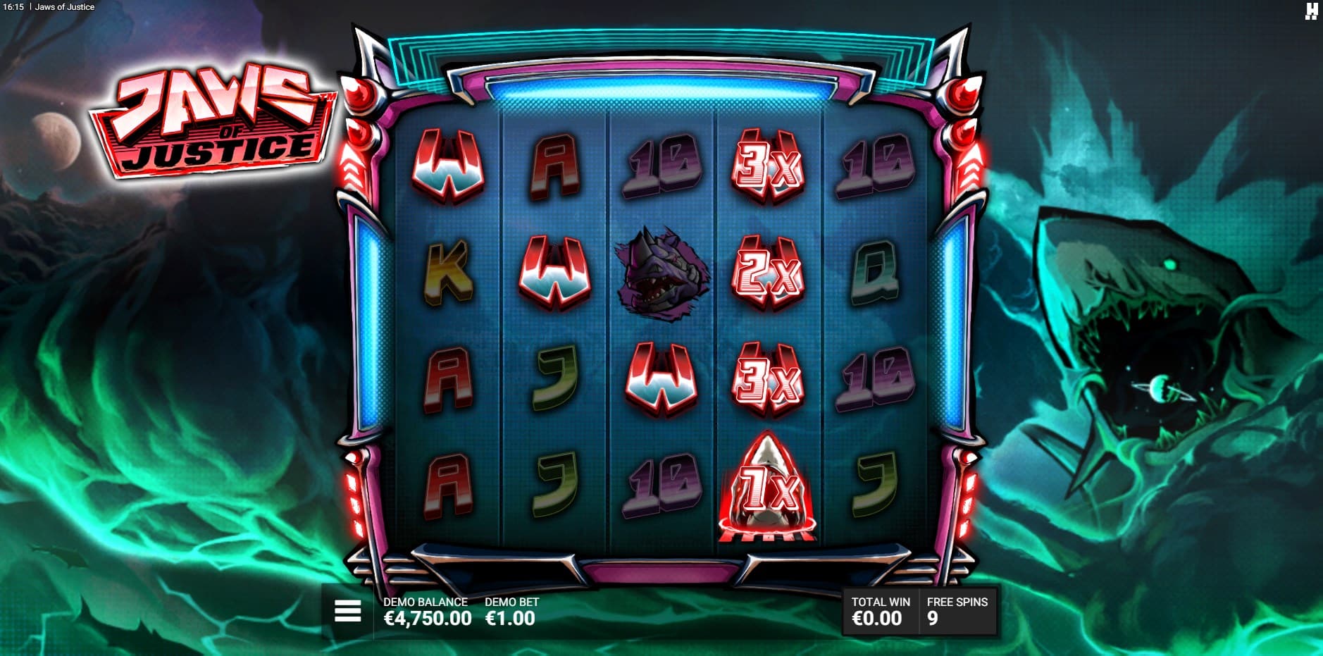 Jaws of Justice slot