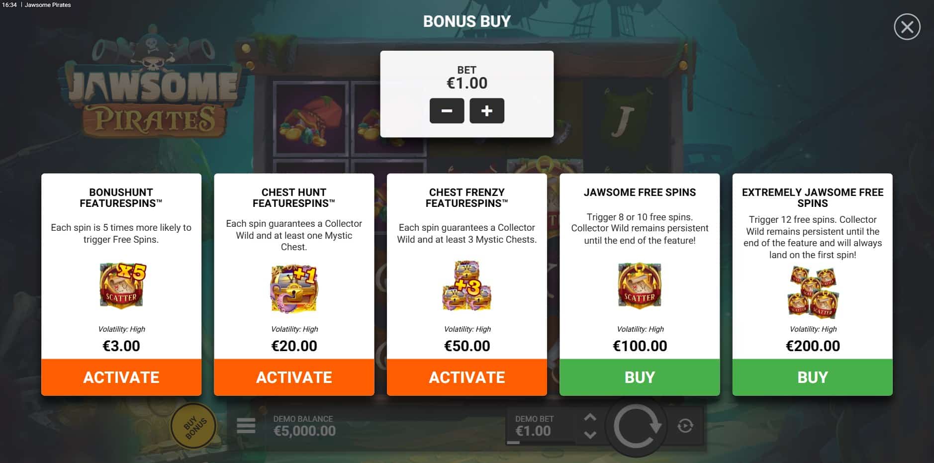 Jawsome Pirates slot
