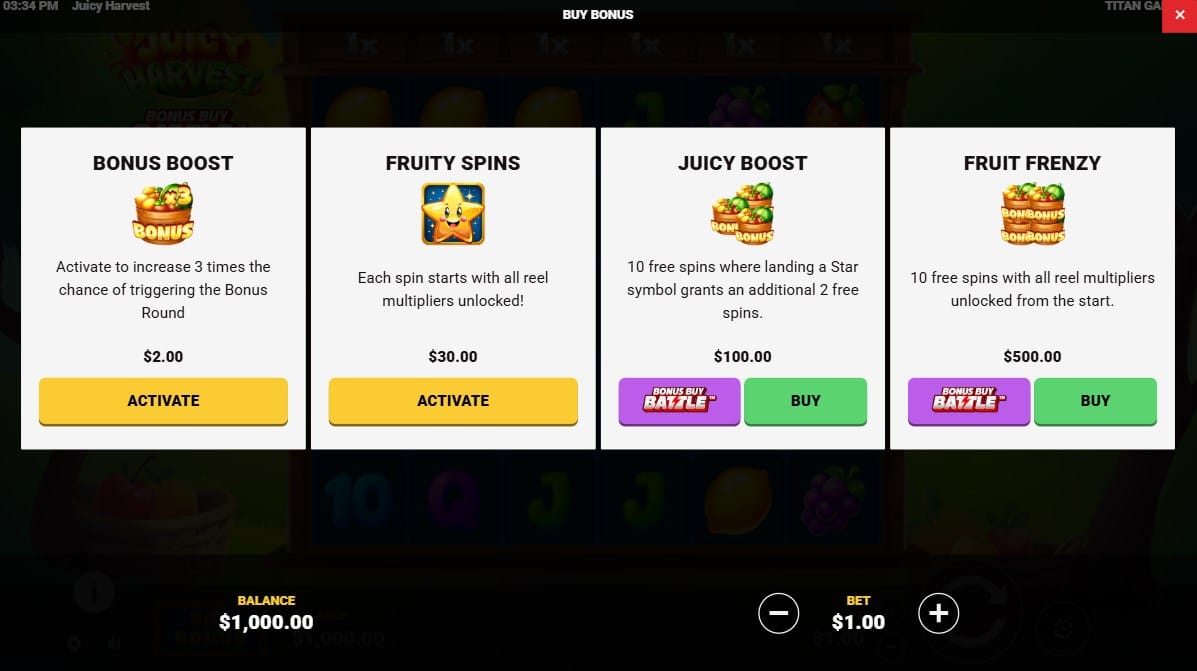 Juicy Harvest slot