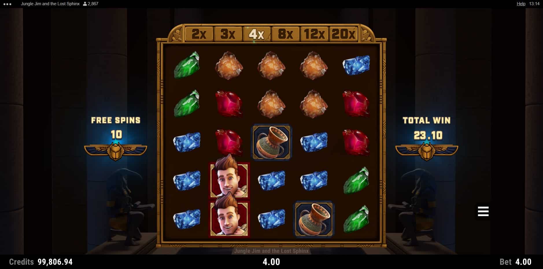 Jungle Jim and the Lost Sphinx slot