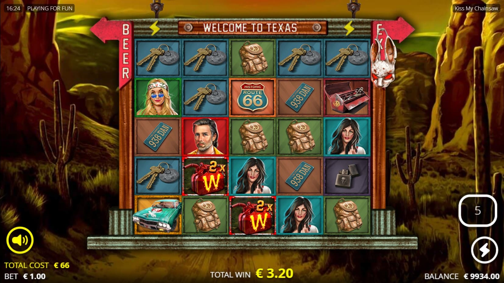 Kiss My Chainsaw slot