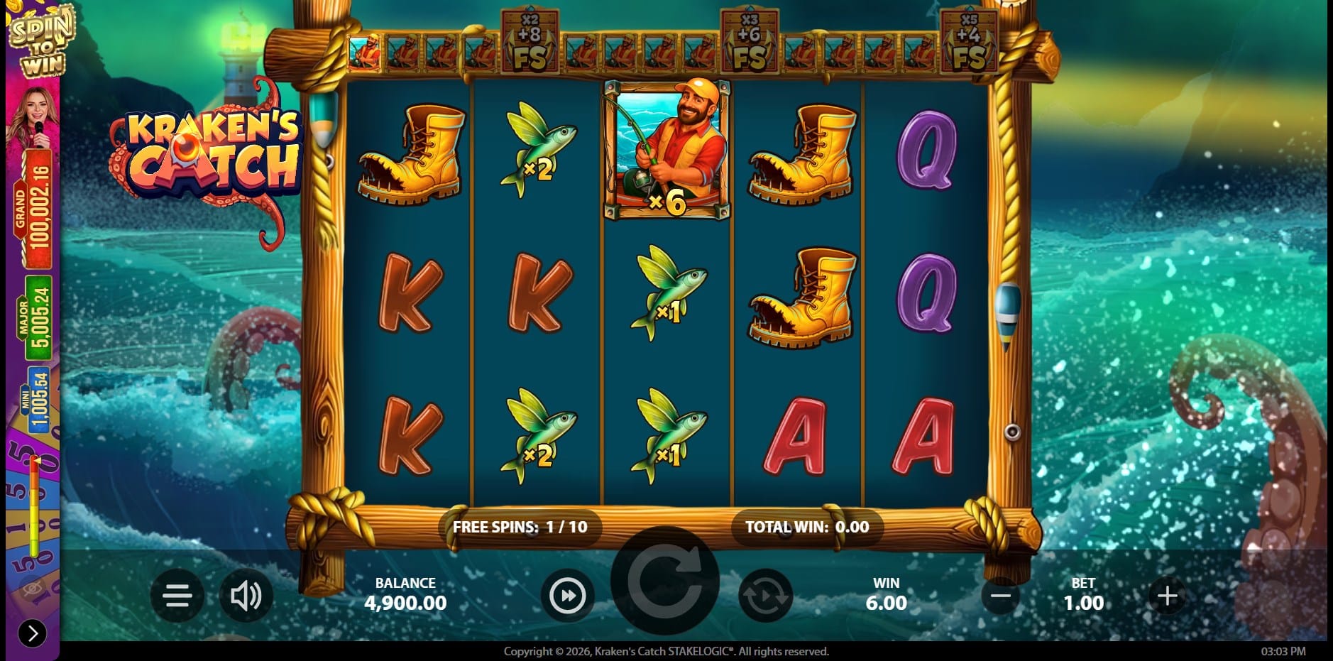 Kraken's Catch slot
