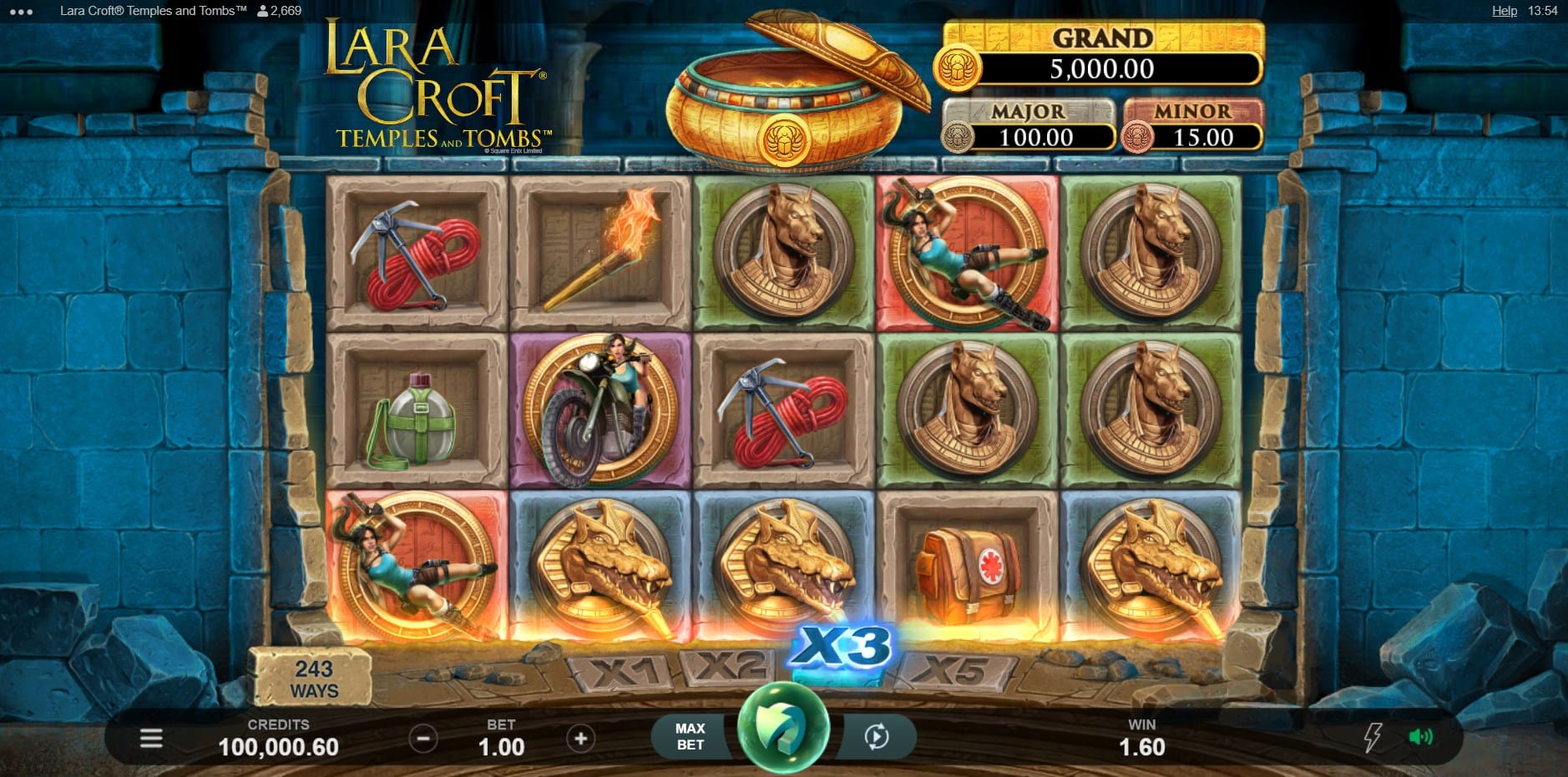 Lara Croft - Temples and Tombs slot
