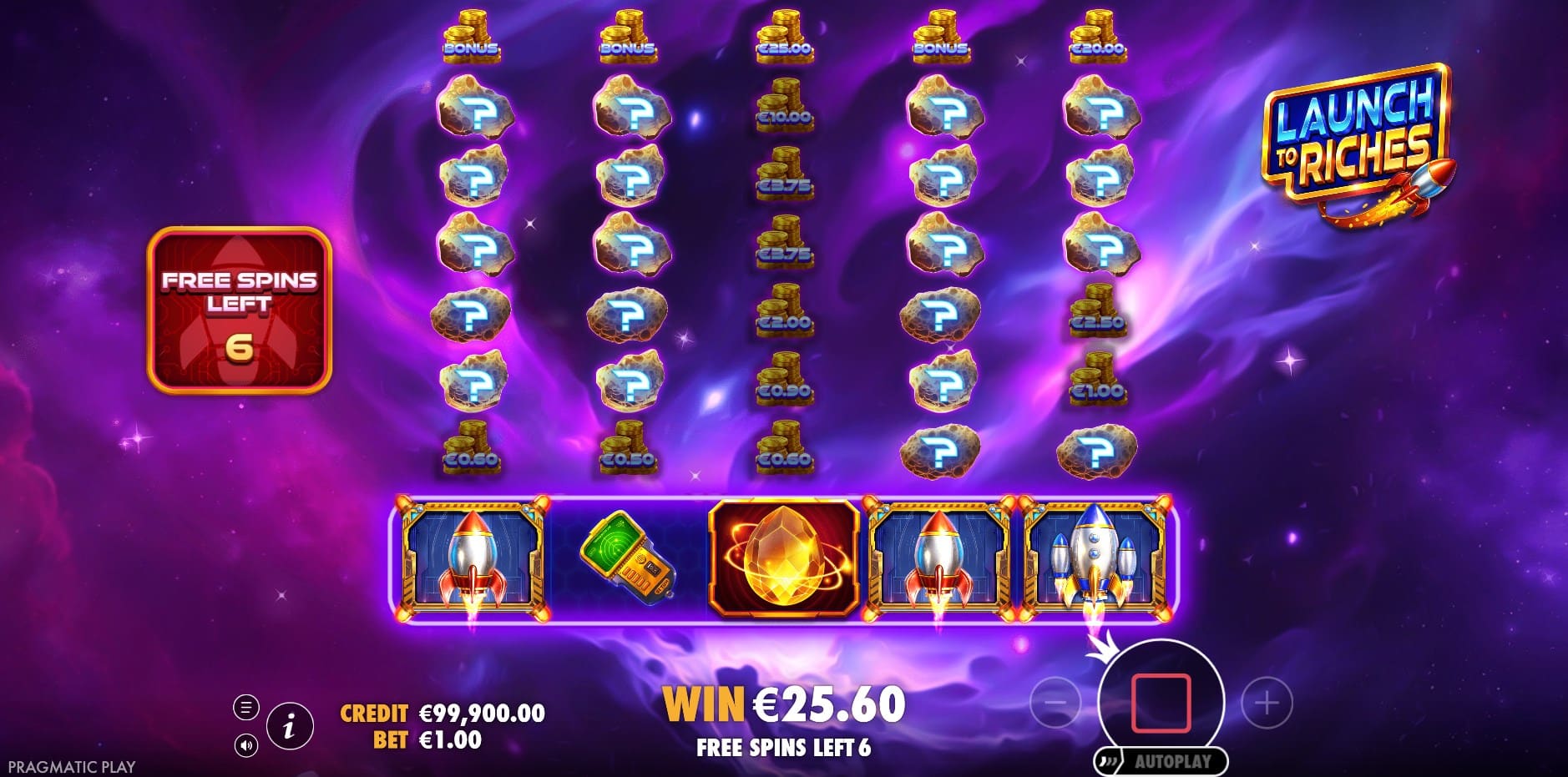 Launch to Riches slot