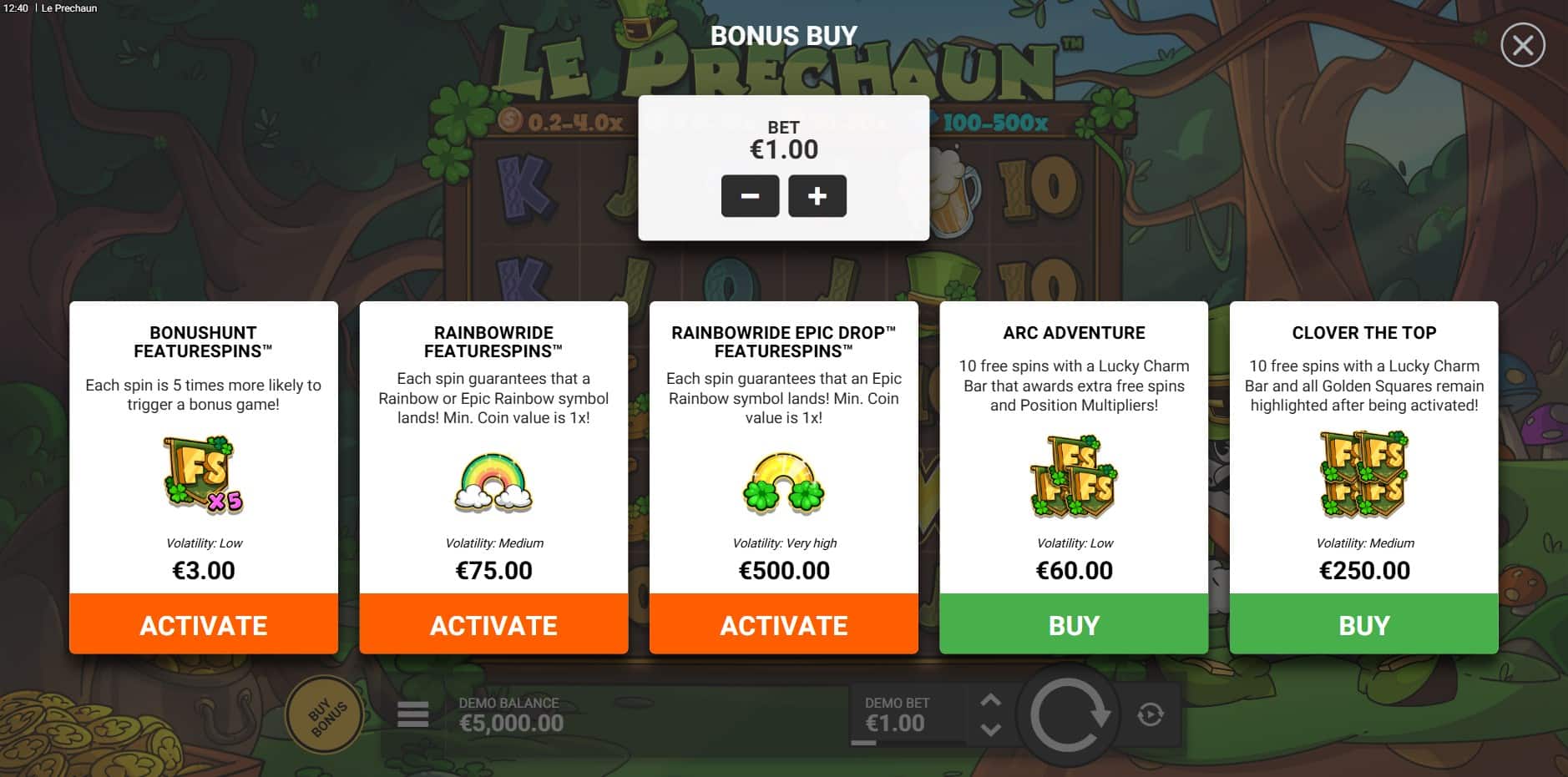 Le Prechaun slot