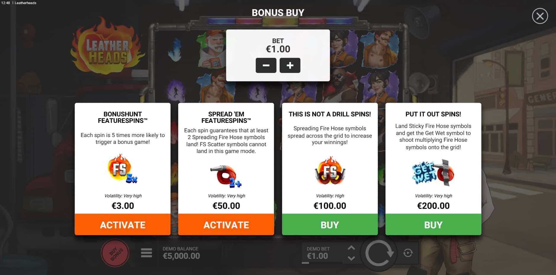 Leatherheads slot