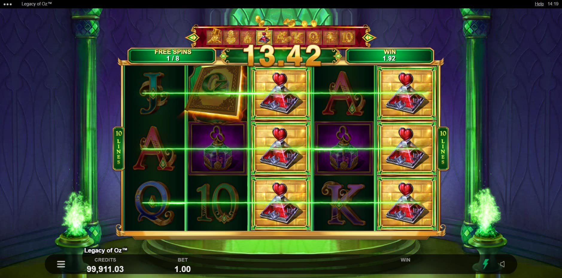 Legacy of Oz slot