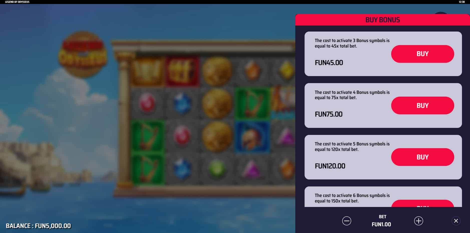 Legend of Odysseus slot