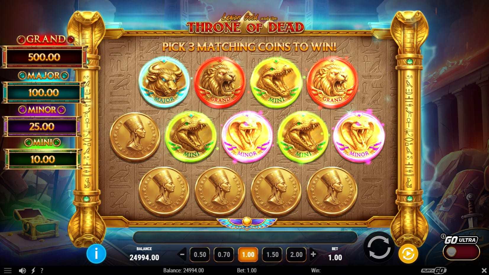 Legion Gold and the Throne of Dead slot