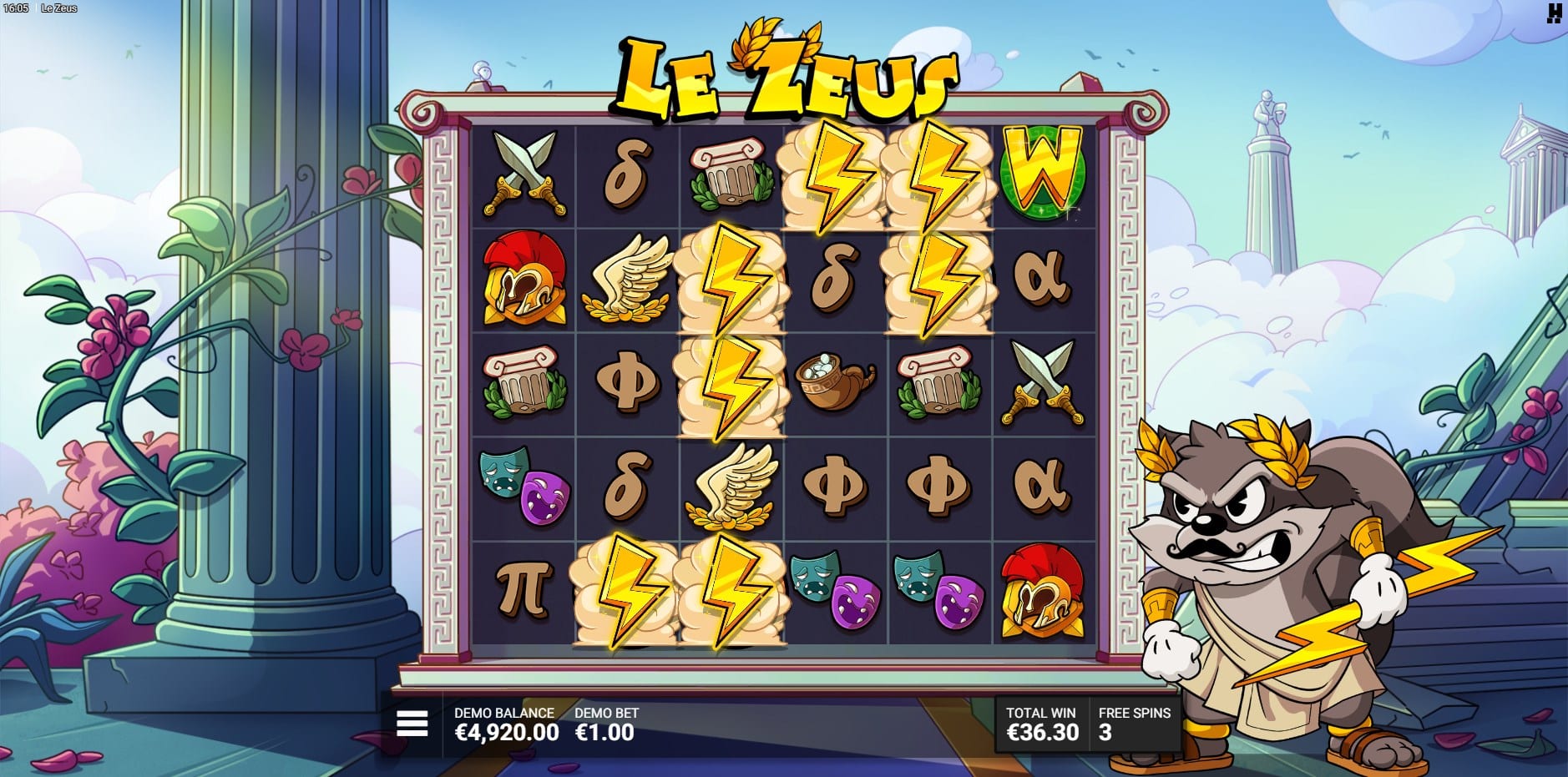 Le Zeus slot