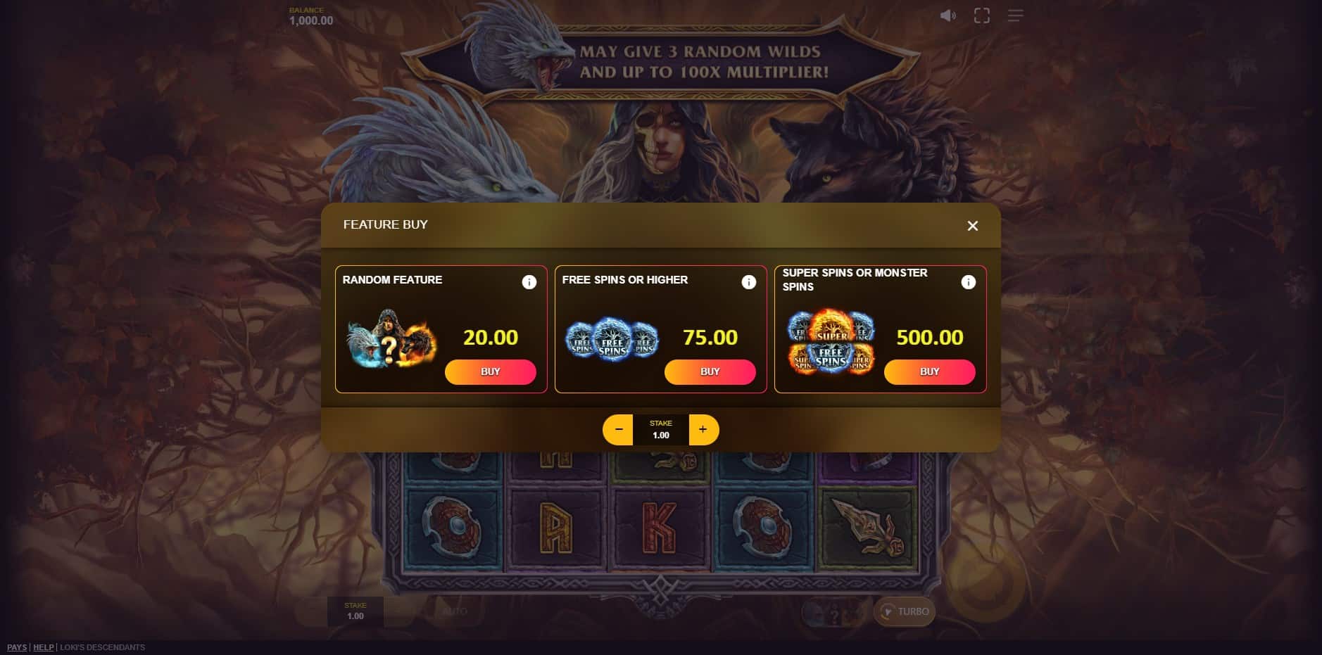Loki's Descendants slot