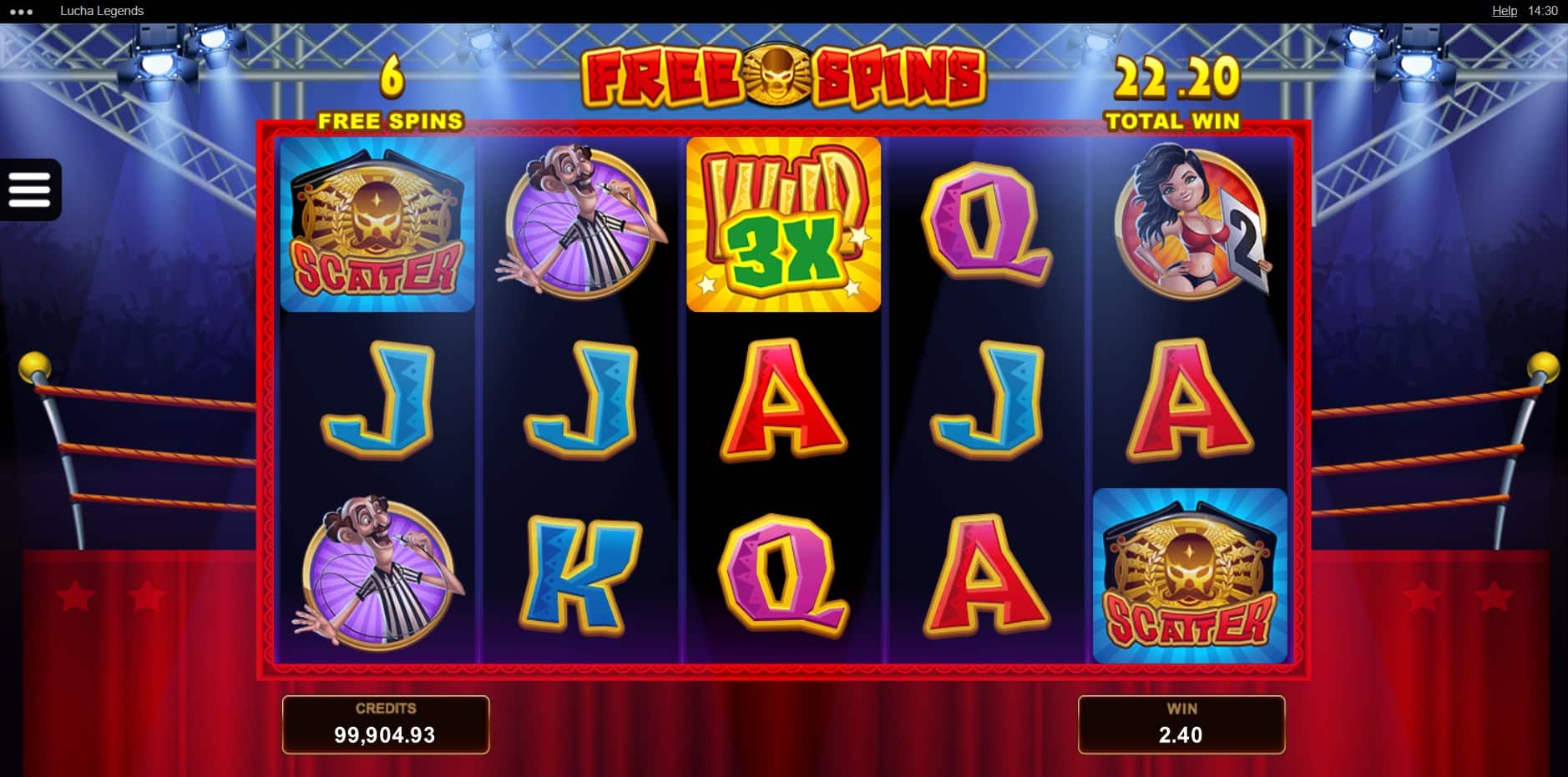 Lucha Legends slot