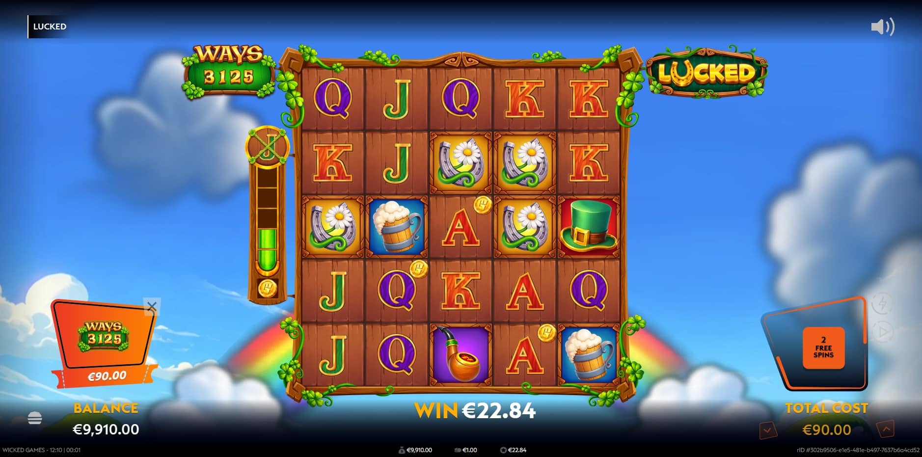 Lucked slot